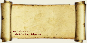 Jana Roknić vizit kartica